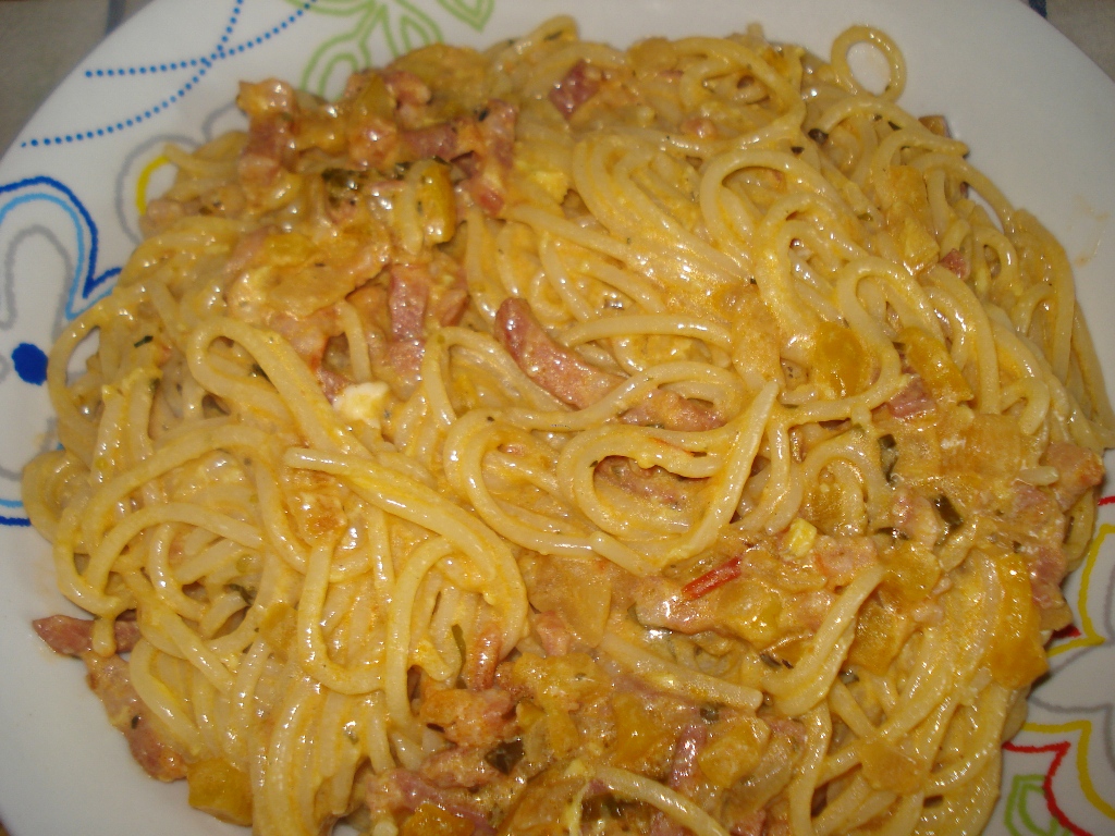 Paste carbonara a la Adasev