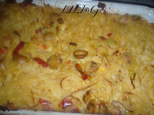 Budinca de paste cu legume