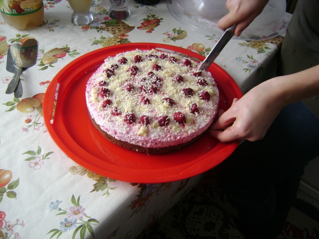 Cheesecake cu zmeura