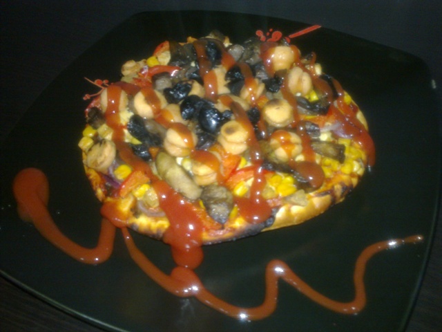 Pizza de post - vegetariana