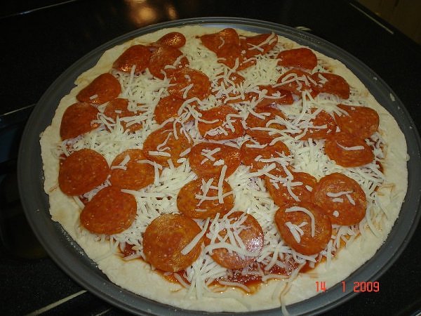 Pizza pepperoni