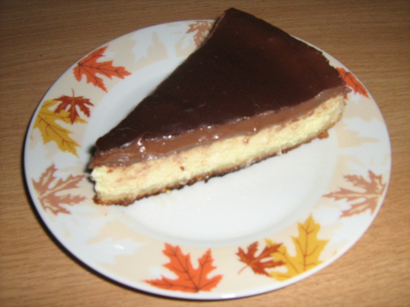 Cheesecake cremos cu ciocolata