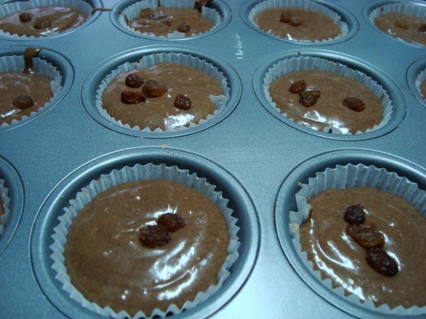 Mocha Muffins cu crusta de biscuiti