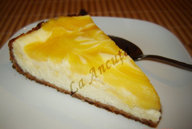 Cheesecake cu lemon curd