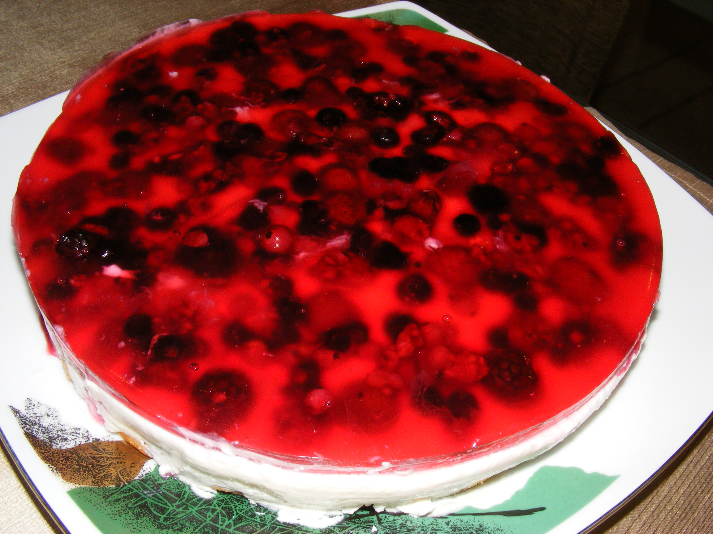 Cheese cake cu fructe de padure