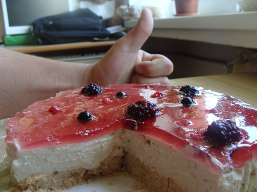 No-Bake Berry Cheesecake