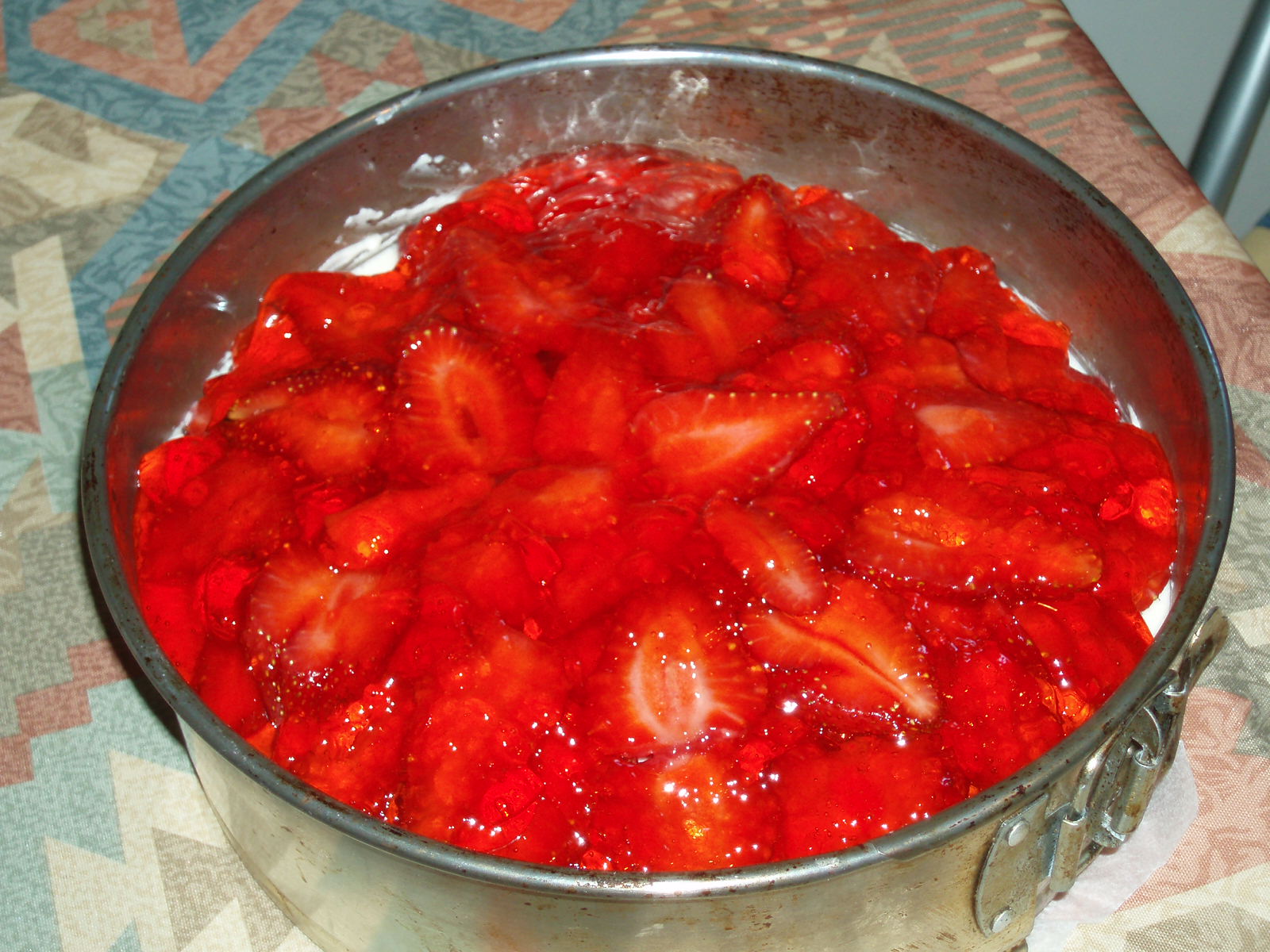 Strawberry Cheese Pie