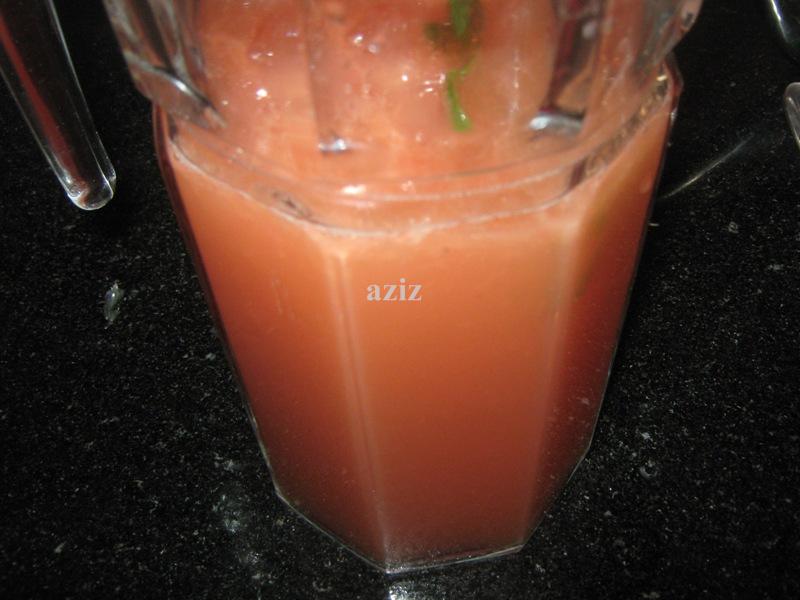 Red grapefruit mint cooler