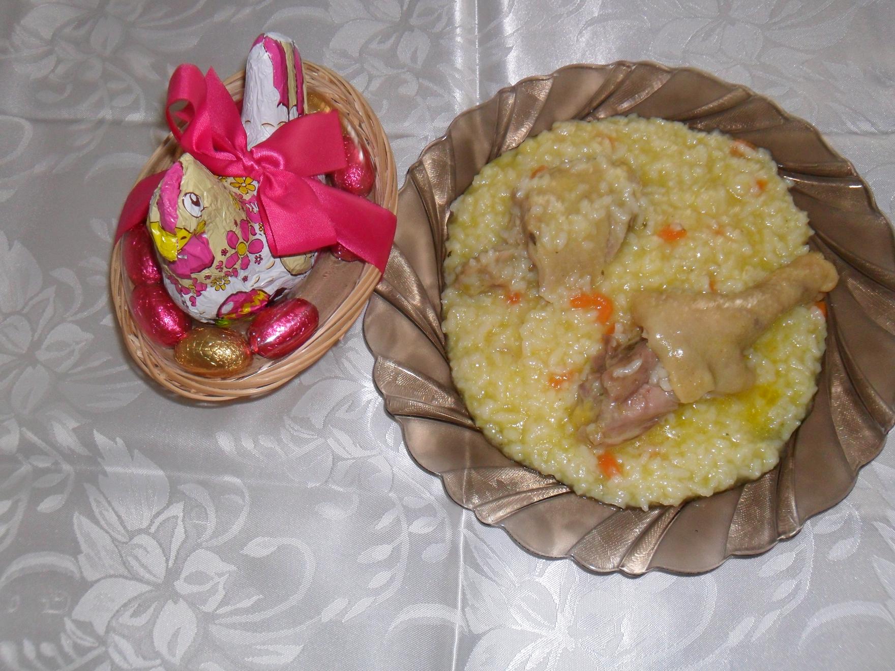 Pilaf de gaina de tara