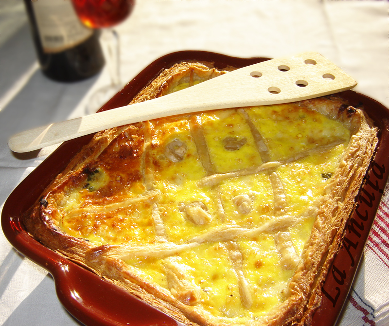 Quiche taraneasca cu ciuperci