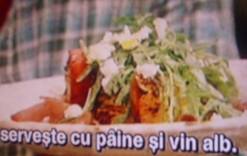 Bucătăria lui Jamie: piersică friptă cu şuncă de vită (sau cu prosciutto)