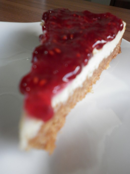 Cheesecake cu zmeura