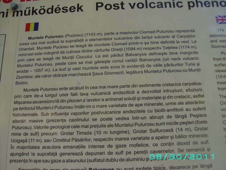 Vacanţă în adidaşi (2) -Tinovul Mohoş si Peştera Puturosul