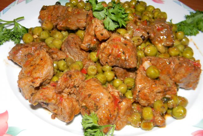 Mazare verde  cu carne si oregano