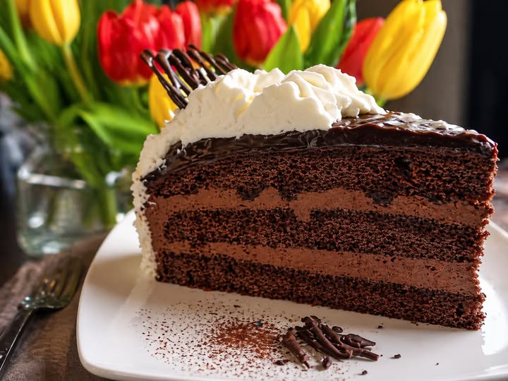 Tort cu crema de mascarpone si ciocolata