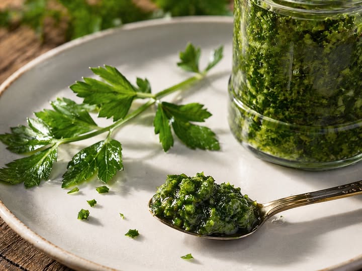 Pasta de leustean pt iarna