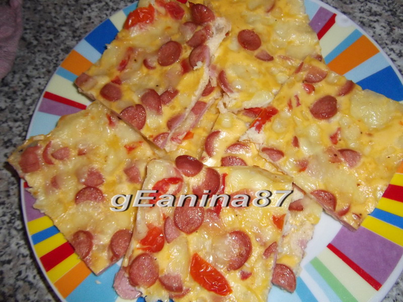 Frittata cu crenvursti