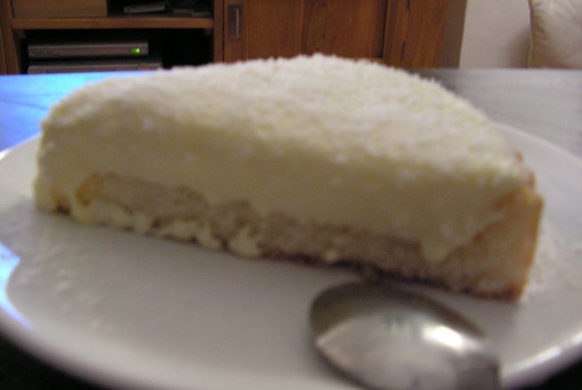 Tarta rapida cu crema alba de frisca