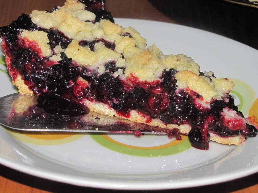 Blueberries pie