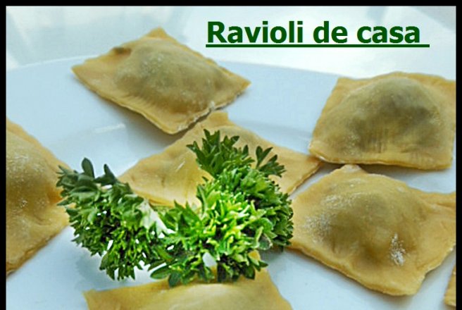 Ravioli de casa - umplute cu ciupeci