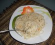 Spaghetti aglio,olio e peperoncino(spaghete cu usturoi,ulei si ardei iute)-2