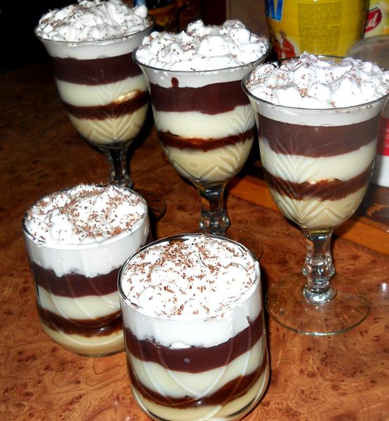 Pudding in straturi