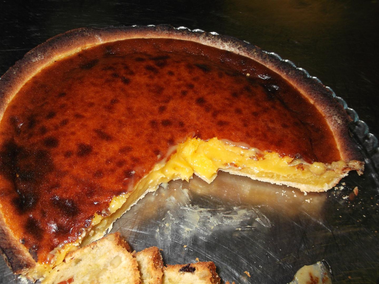 Tarta cu crema de oua (Tarte bom bocato)