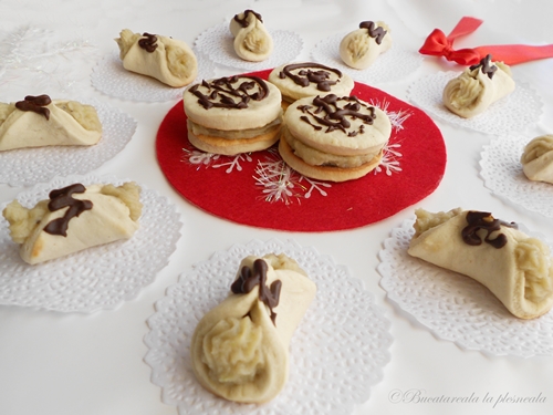 Biscuiti mentolati, cu crema de fructe