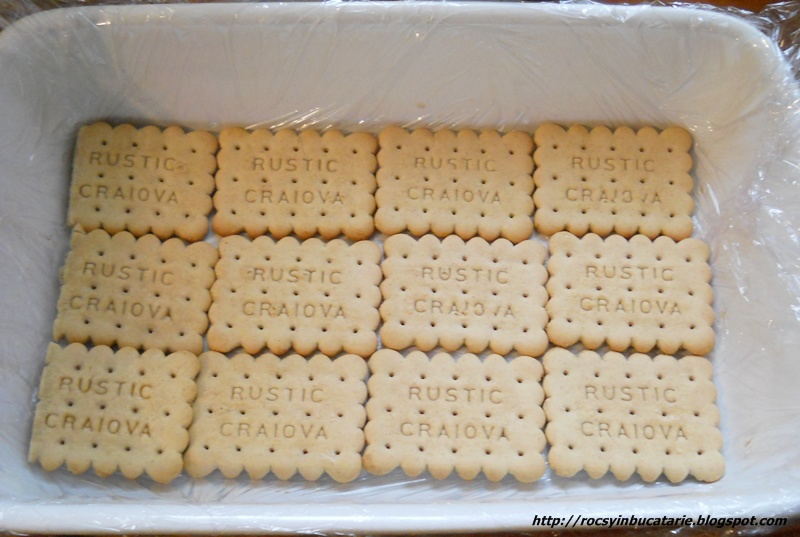 Tort de biscuiti cu crema de portocale (de post)