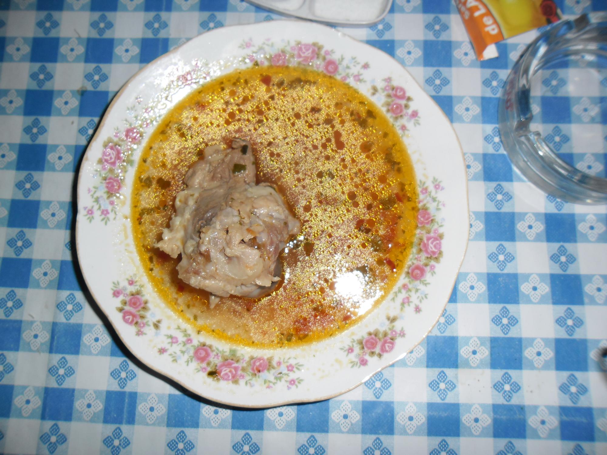 Ciorba de oase de porc