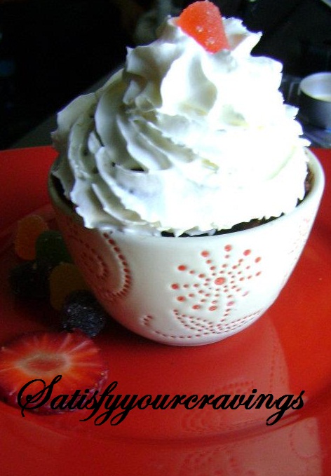 Mug Cake cu fructe exotice