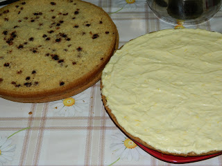 Tort cu crema de portocale