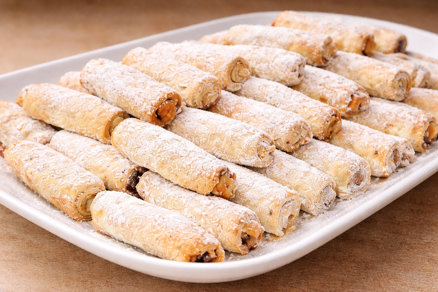 Desert cornulete fragede cu gem