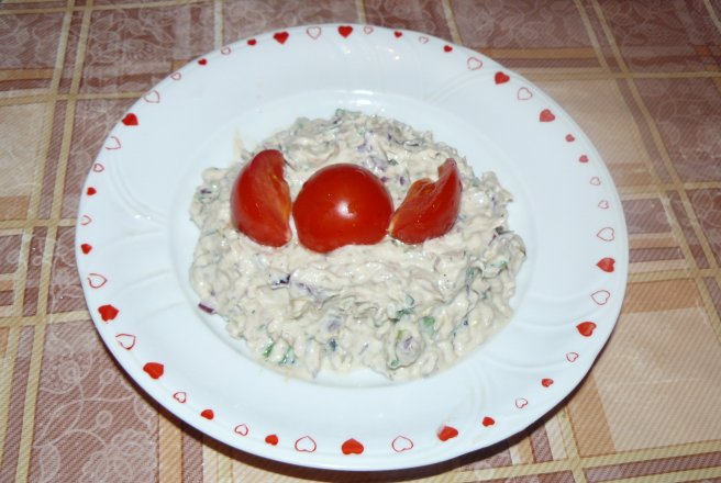 Pasta cu peşte şi brânză de vaci