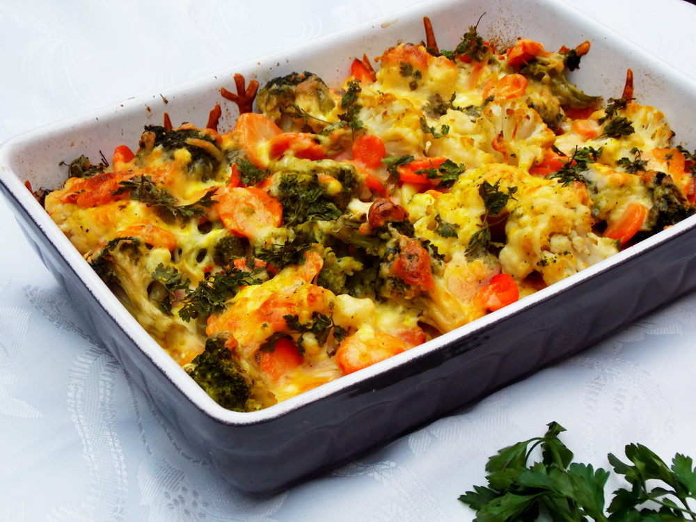 Legume gratinate la cuptor