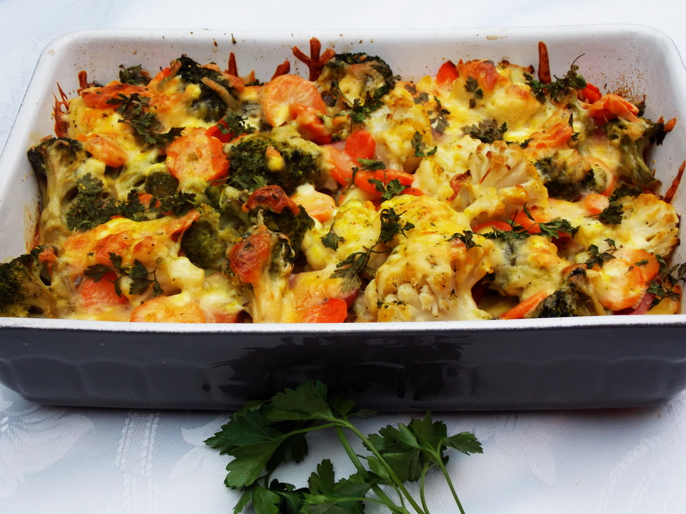 Legume gratinate la cuptor