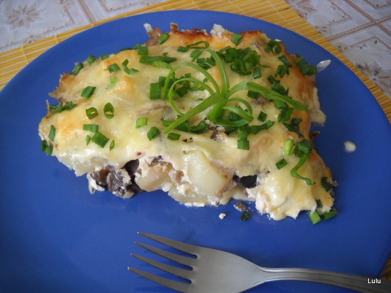 Ciuperci gratinate