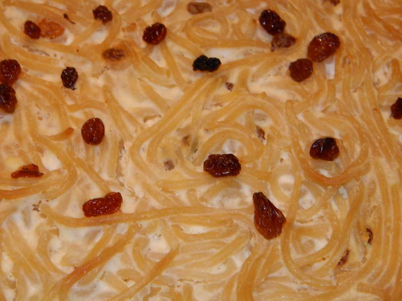 Budinca dulce de spaghete