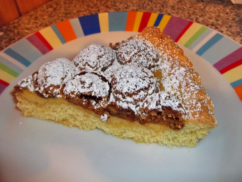 Tarta cu crema si amaretti