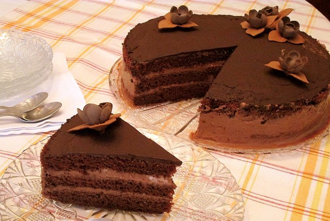 Tort ganache