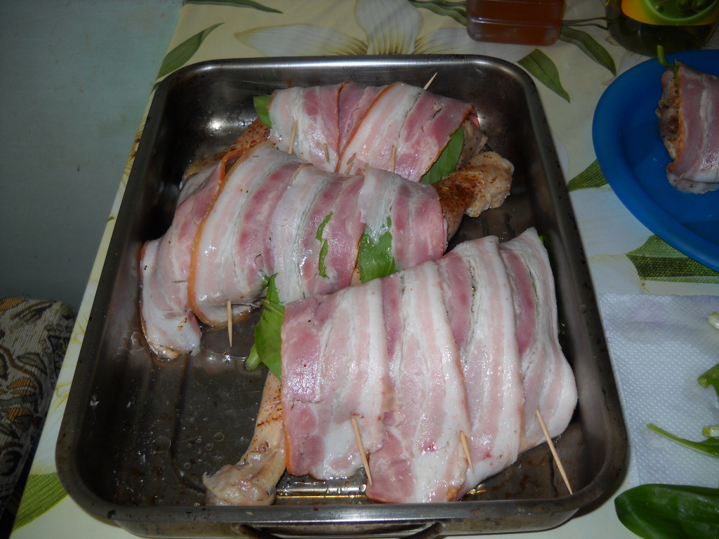 Pulpe cu leurda si bacon