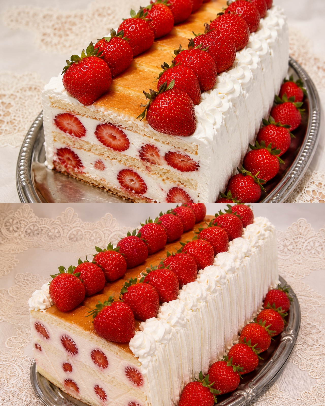 Desert tort cu capsuni