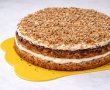 Tort cu crema mascarpone si nuci-8