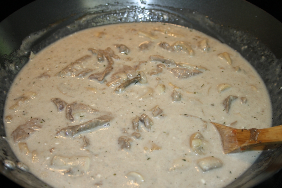 Beef Stroganoff