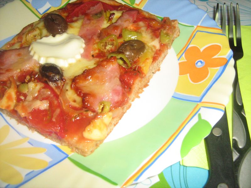 Pizza cu miez de lapte