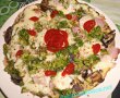 Omleta cu blat de legume "ca de pizza"-1