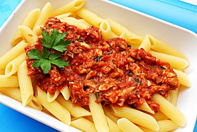 Penne cu macrou