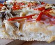 Pizza cu ciuperci si ardei-1