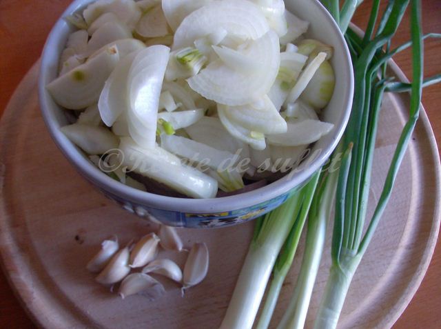 Papricas de pui cu galuste de gris