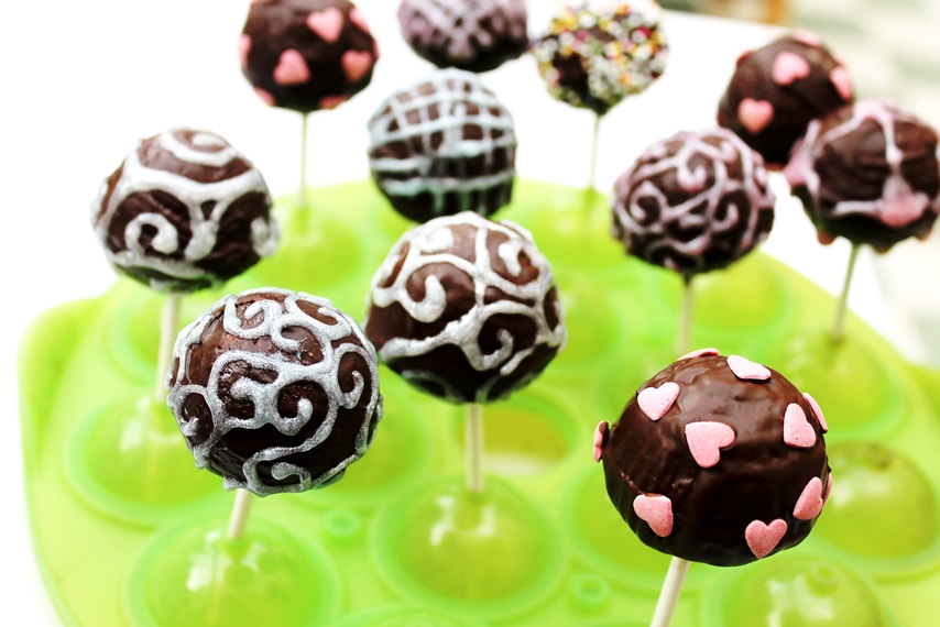 Cake pops cu ciocolata